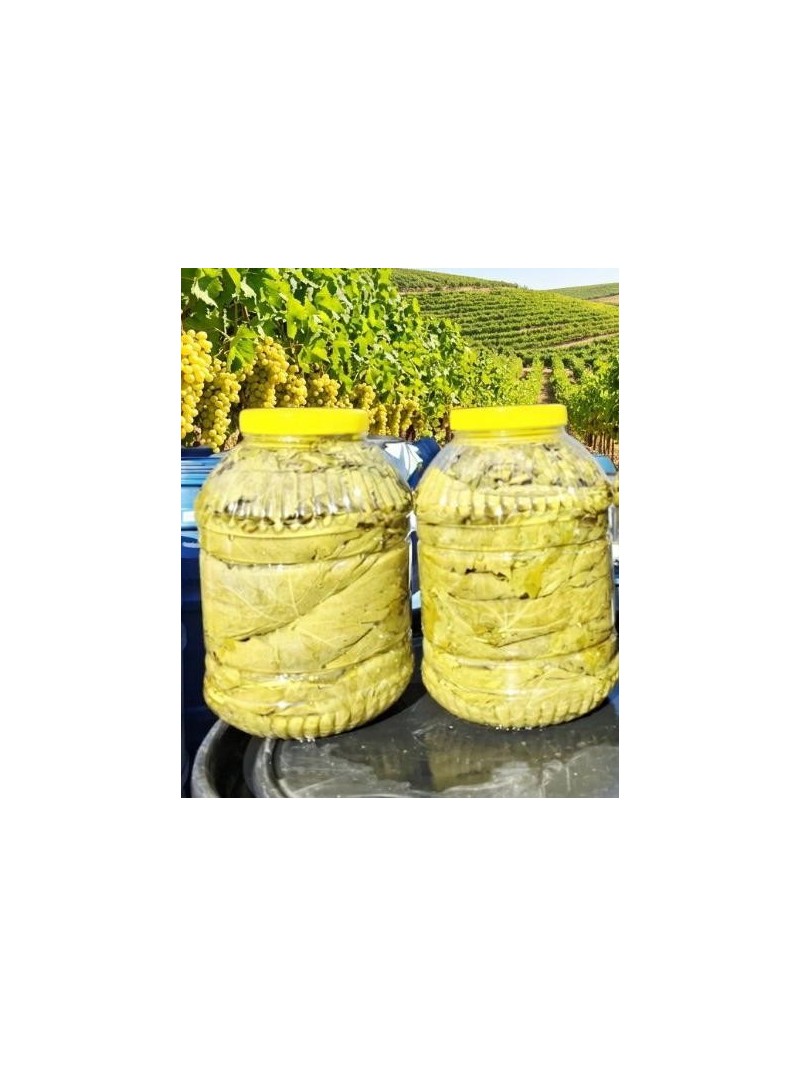 Salamura Asma Yaprak 2x5'lik Bidon+Vakumlu Taze Asma Yaprak 2kg
